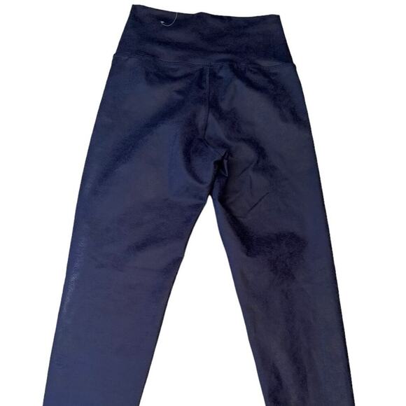 Aerie Offline The Hugger Crossover Leggings High Waisted Crackle Blue Size Small - Picture 7 of 9